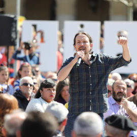 El líder de Podemos, Pablo Iglesias. DAVID DOMENCH/EP