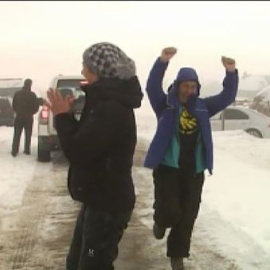 Rescatados de la ventisca