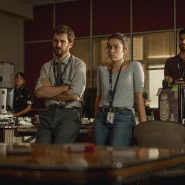 10/09/2022. Greta Fernández y Raúl Arévalo en una de las escenas de 'Santo'.