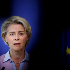 La presidenta de la Comisión Europea, Ursula von der Leyen, durante una conferencia de prensa sobre la crisis energética, en Bruselas, a 7 de septiembre de 2022.