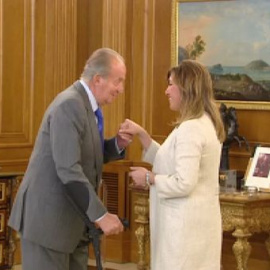 El Rey recibe en Zarzuela a Susana Díaz