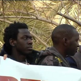 Manifestación en Ceuta por los 15 inmigrantes muertos