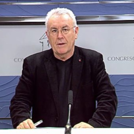 Cayo Lara: "El desarme no puede ser una entrega por fascículos"