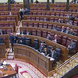 Esta mañana el  Hemiciclo estaba vacío