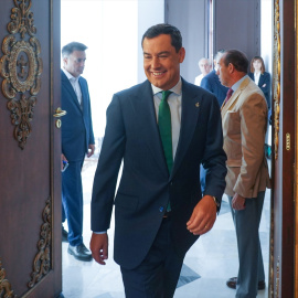 El presidente de la Junta de Andalucía, Juanma Moreno.