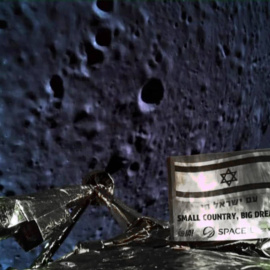 La sonda espacial israelí 'Beresheet' se estrella en la superficie lunar. SpaceIL