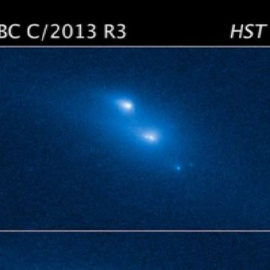 Las primeras imágenes de la desintegración de un asteroide
