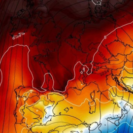 El anticiclón que favorecerá un tiempo estable y soleado en España. /  SEVERE WEATHER EUROPE