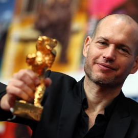 Nadav Lapid, winner of Golden Bear for Best Film for 'Synonymes' attends the winners press conference of the closing and award ceremony of the 69th annual Berlin International Film Festival, in Berlin, Germany, 16 February 2019. The Berlinale runs from 07