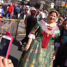 Fallas: Valencia, invadida por los visitantes