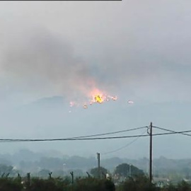 Grave incendio en la localidad de Vall-llobrega 