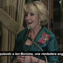 Esperanza Aguirre: "Soy una verdadera anglomaníaca"