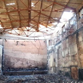 Arde uno de los cines históricos de Málaga