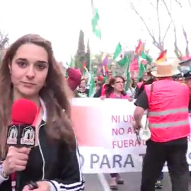 22M Entrada de la Columna Sur a Madrid
