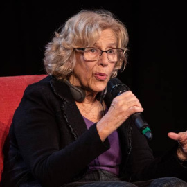 La alcaldesa de Madrid, Manuela Carmena. (OMER MESSINGER)
