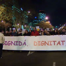 Las marchas de la dignidad celebran una asamblea nocturna en la Puerta del Sol