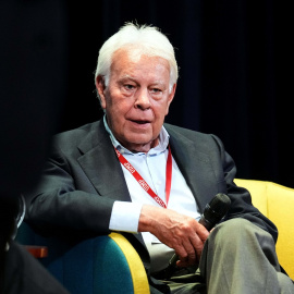 08/08/2022 El expresidente del Gobierno Felipe González, participa en el curso de verano de la Universidad Internacional Menéndez Pelayo (UIMP), a 5 de julio de 2022, en Santander, Cantabria