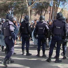 Medio centenar de jóvenes detenidos en la Complutense
