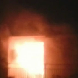 Angustiosas imágenes del incendio de El Vendrell