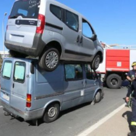 Impresionante accidente en Palma de Mallorca