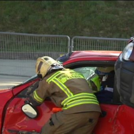 Los bomberos a examen