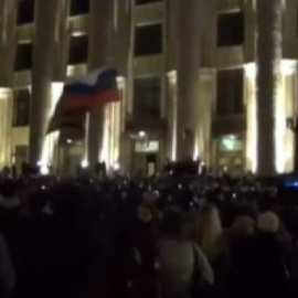 Enfrentamientos entre prorrusos y partidarios de Ucrania en la ciudad de Kharkiv