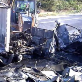 Accidente mortal en Huelva con tres camiones involucrados