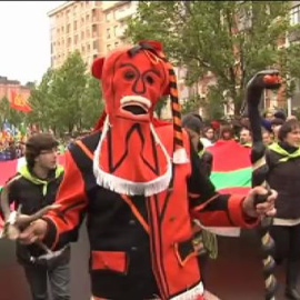 La izquierda 'abertzale' celebra el 'Aberri Eguna'