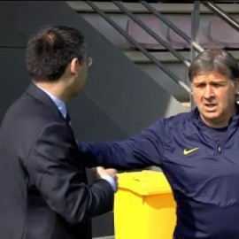 El Barça, con la mente en la final de Valencia