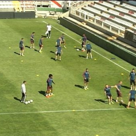 El Bayern entrena en Vallecas antes del duelo ante el Real Madrid