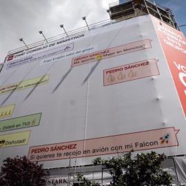 Campaña de Ciudadanos contra el Gobierno de Pedro Sánchez.