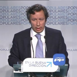 Floriano sobre las supuestas cajas B del PP: "Yo no sé nada de eso"