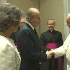El Papa al Rey: "El monaguillo primero"
