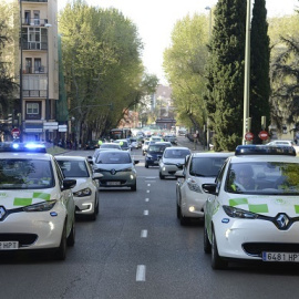 Coches eléctricos en Madrid.