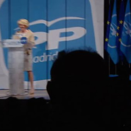 Las Femen irrumpen en un acto de Esperanza Aguirre en Madrid