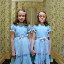 Una de las escenas de la película 'El Resplandor'.