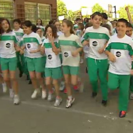 Un colegio pontevedrés convoca una carrera solidaria para recaudar fondos para investigar la leucemia infantil.