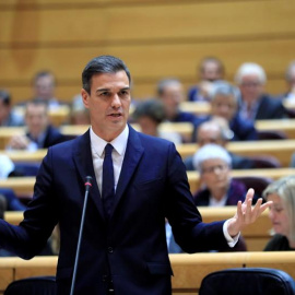 Pedro Sánchez en el Senado