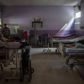 Una de las habitaciones del Hospital Oncológico Luis Razetti de Caracas, Venezuela.- JAIRO VARGAS