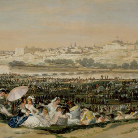 La pradera de San Isidro de Francisco de Goya muestra las vistas a Madrid que eliminaría el pelotazo urbanístico de la Ermita del Santo