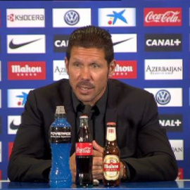 Simeone: "En una final hay el 50% para cada uno"