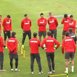 El Atlético ultima sus preparativos para la gran cita