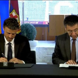 Luis Enrique ya es nuevo entrenador del FC Barcelona