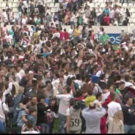 El Albacete celebra su ascenso a Segunda División