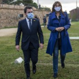 Aragonès y Borràs se reúnen para limar asperezas entre ERC y Junts en el Govern