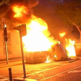 Seis detenidos en Barcelona en los disturbios registrados tras la marcha de apoyo a Can Vies