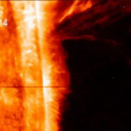 Espectaculares imágenes de una nueva eyección solar