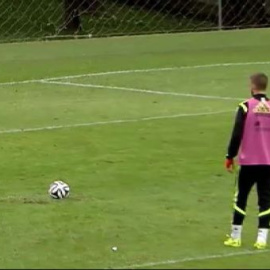 España ensaya desde los once metros