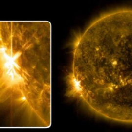 La NASA muestra dos erupciones solares