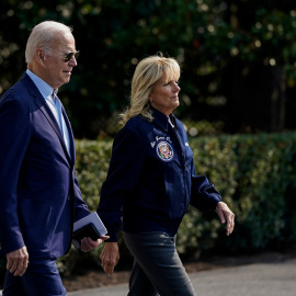 El presidente de EEUU, Joe Biden, junto a la primera dama norteamericana, Jill Biden.